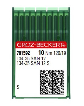 Голки Groz-Beckert 134-35 SAN 12 S №120