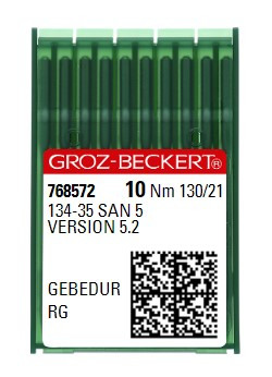 Голки Groz-Beckert 134-35 SAN 5 Gebedur RG №130