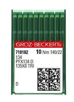 Голки Groz-Beckert 134 D TRI №140