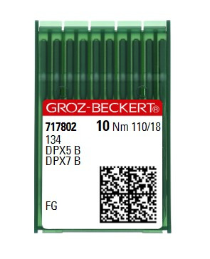Голки універсальні Groz-Beckert 134 FG №110 (товста колба)