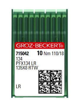 Голки для шкіри Groz-Beckert 134 LR №110