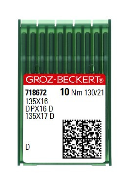 Голки Groz-Beckert 135x16 D|TRI №130