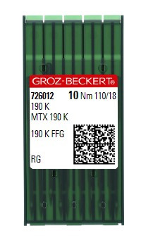 Голки Groz-Beckert 190 K RG №110