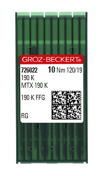 Голки Groz-Beckert 190 K RG №120