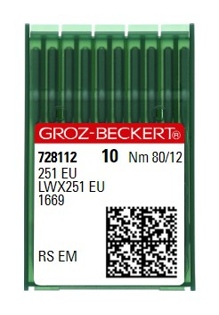 Голки Groz-Beckert 251 EU RS №80