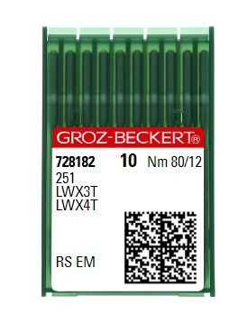 Голки Groz-Beckert 251/29 BNS RS №80