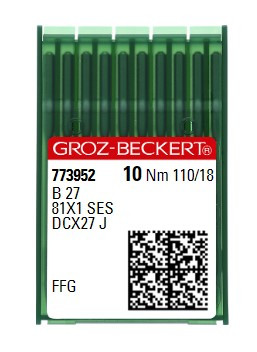Голки для оверлока Groz-Beckert B27 FFG №110