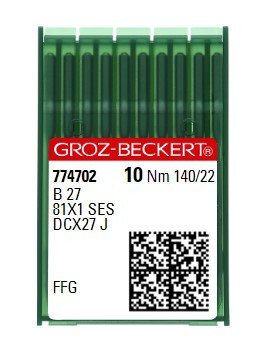 Голки для оверлока Groz-Beckert B27 FFG №140