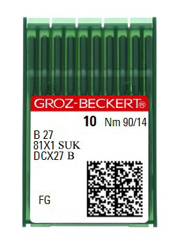Голки для оверлока Groz-Beckert B27 FG №90