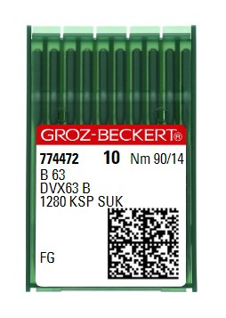 Голки для розпошивальних машин Groz-Beckert B 63 FG №90