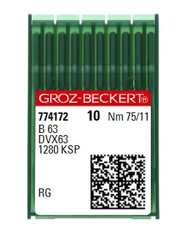 Голки для розпошивальних машин Groz-Beckert B 63 RG №75