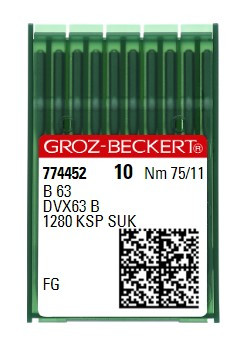 Голки для розпошивальних машин Groz-Beckert B 63 FG №75