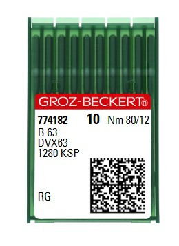 Голки для розпошивальних машин Groz-Beckert B 63 RG №80