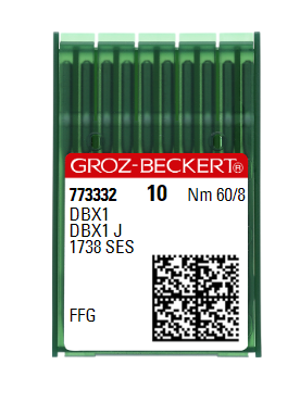 Голки універсальні Groz-Beckert DBX1 FFG №60 (тонка колба)