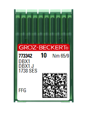 Голки універсальні Groz-Beckert DBX1 FFG №65 (тонка колба)