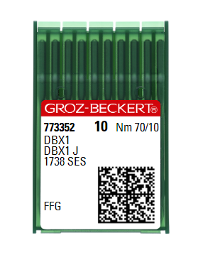 Голки універсальні Groz-Beckert DBX1 FFG №70 (тонка колба)