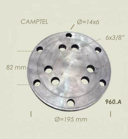 Флянець для тена CAMPTEL 960.A