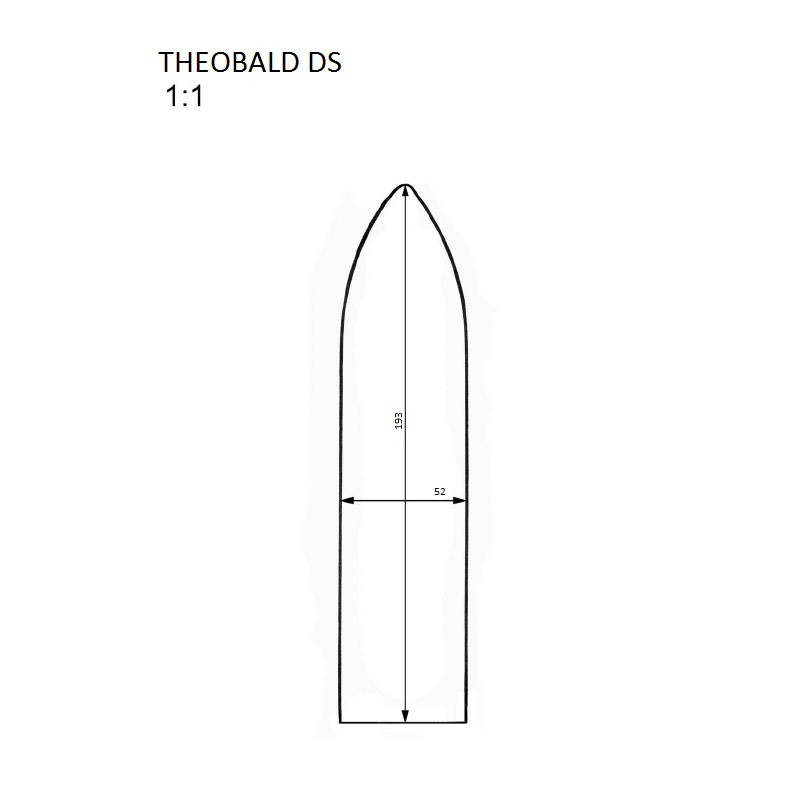 Тефлонова армована підошва (накладка) Theobald DS