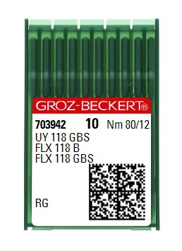 Голки Groz-Beckert UY 118 GBS RG №80