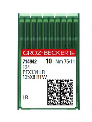Голки для шкіри Groz-Beckert 134 LR №75