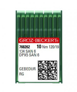 Голки Groz-Beckert 134 SAN 6 Gebedur RG №120
