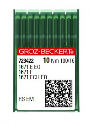 Голки Groz-Beckert 1671 E EO RS №100