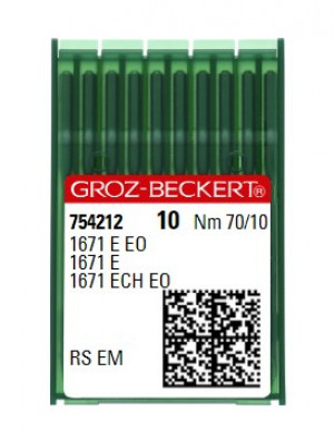 Голки Groz-Beckert 1671 E EO RS №70