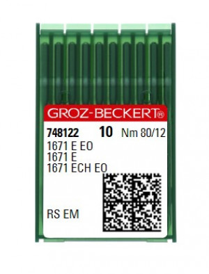 Голки Groz-Beckert 1671 E EO RS №80