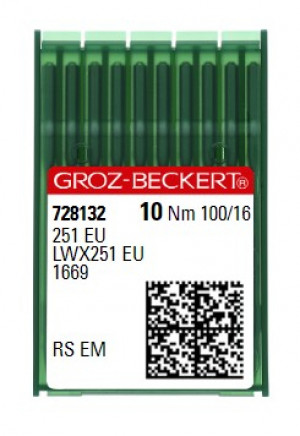 Голки Groz-Beckert 251 EU RS №100