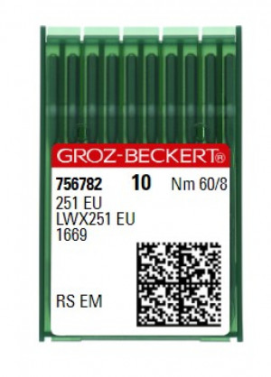 Голки Groz-Beckert 251 EU RS №60
