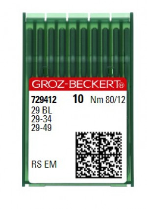 Голки Groz-Beckert 29 BL RS №80