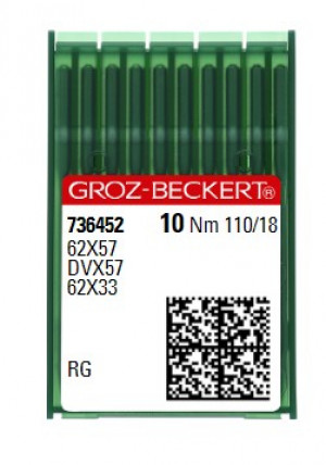 Голки Groz-Beckert 62X57 RG №110