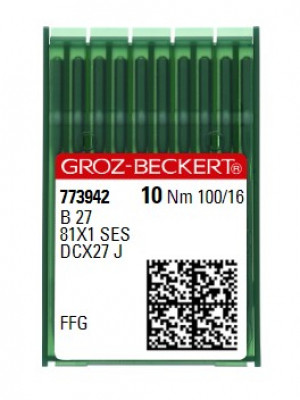 Голки для оверлока Groz-Beckert B27 FFG №100