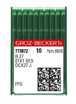 Голки для оверлока Groz-Beckert B27 FFG №60