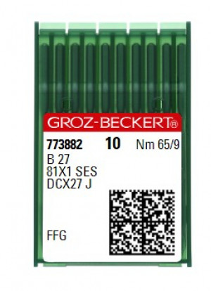 Голки для оверлока Groz-Beckert B27 FFG №65