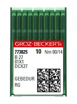 Голки для оверлока Groz-Beckert B27 Gebedur RG №90