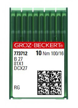 Голки для оверлока Groz-Beckert B27 RG №100