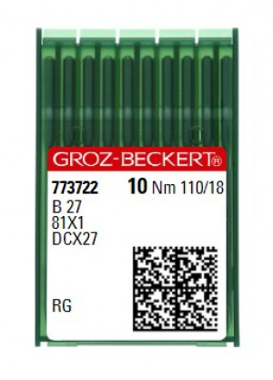 Голки для оверлока Groz-Beckert B27 RG №110