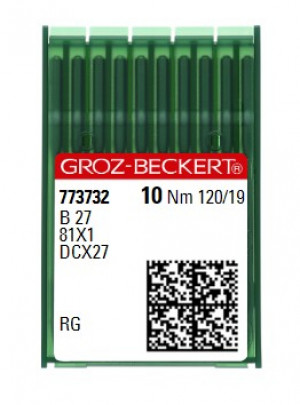 Голки для оверлока Groz-Beckert B27 RG №120
