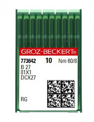 Голки для оверлока Groz-Beckert B27 RG №60