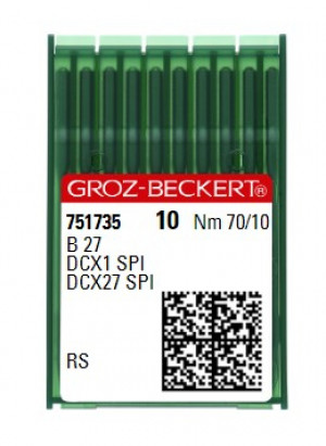 Голки для оверлока Groz-Beckert B27 RS №70