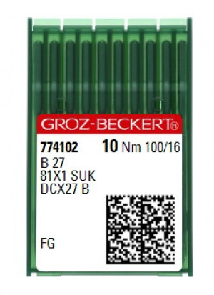 Голки для оверлока Groz-Beckert B27 FG №100