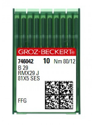 Голки Groz-Beckert B 29 FFG №80