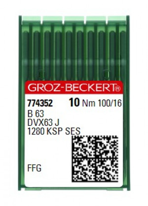 Голки для розпошивальних машин Groz-Beckert B 63 FFG №100