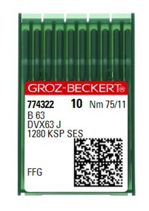Голки для розпошивальних машин Groz-Beckert B 63 FFG №75