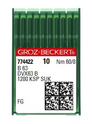Голки для розпошивальних машин Groz-Beckert B 63 FG №60