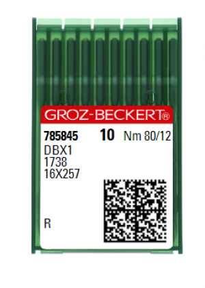 Голки універсальні Groz-Beckert DBX1 R №80 (тонка колба)