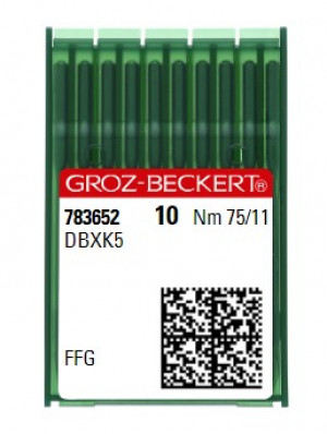 Голки для вишивальних машин Groz-Beckert DBXK5 FFG №75