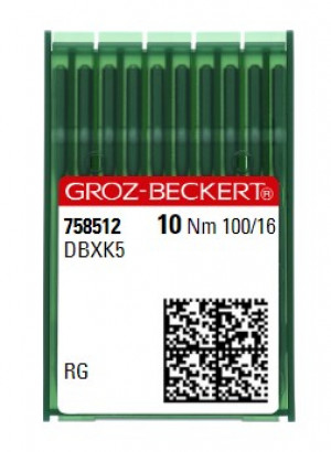 Голки для вишивальних машин Groz-Beckert DBxK5 RG №100