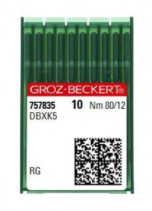 Голки для вишивальних машин Groz-Beckert DBxK5 RG №80
